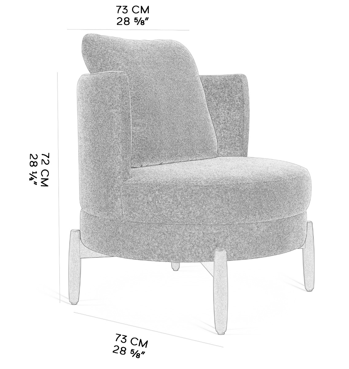 HALO CHAIR - SWIVEL OR FIXED BASE