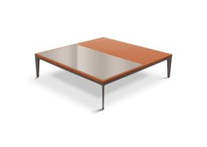 CONECTA SQUARE COFFEE TABLE - WITH HALF SPLIT TOP