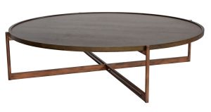 SOIE - Round Coffee Table - Wood Top